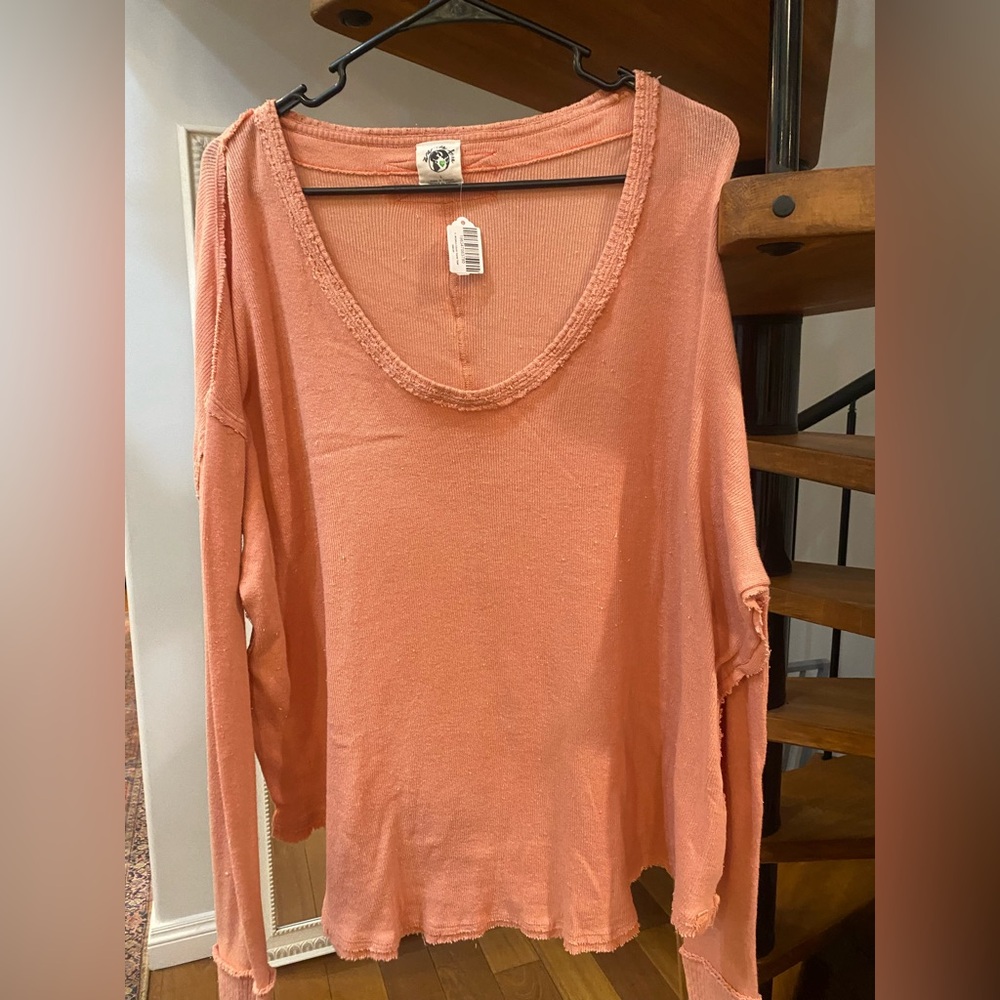 Brand new with tags! We The Free Coral Long Sleeve Thermal